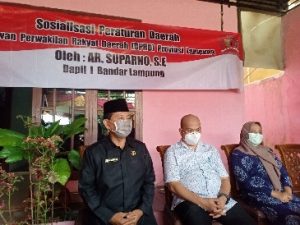 Anggota DPRD Lampung AR. Suparno Sosper Adaptasi Kebiasaan Baru di Segalamider