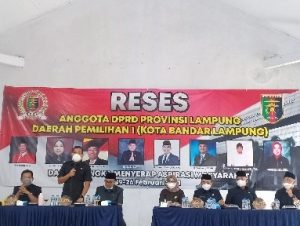 Serap Aspirasi Masyarakat, 7 Anggota DPRD Lampung Reses di Kampung Baru Raya
