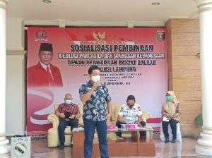 Giat Sosialisasi Pembinaan Ideologi Pancasila dan Wawasan Kebangsaan Anggota DPRD Provinsi Lampung