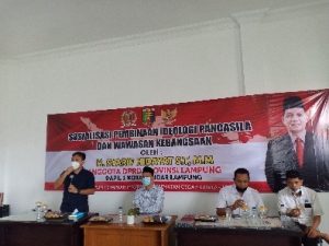 Anggota DPRD Lampung Syarif Hidayat Bicara Pentingnya Pembinaan Ideologi Pancasila