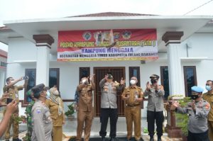 Kampung Menggala Resmi Menjadi KTN, Kompol Nelson: Mari Kita Disiplin Laksanakan 5M