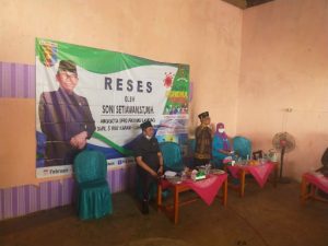 Soni Setiawan Serap Aspirasi Masyarakat Rebang Tangkas Way Kanan