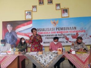 Budhi Condrowati Sosialisasi Ideologi Pancasila dan Wawasan Kebangsaan di Dayamurni