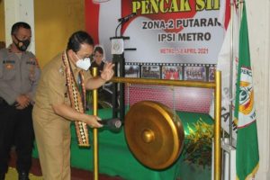 Walikota Metro Resmi Buka Sirkuit Pencak Silat Zona-2 Putaran Pertama IPSI