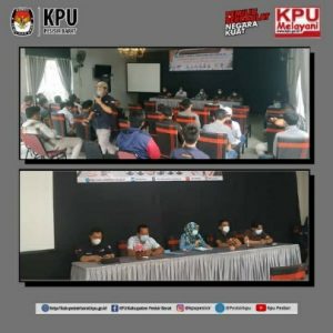 KPU Pesisir Barat Rapat Evaluasi dan Apresiasi