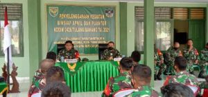 Kodim 0426 Tuba Sambut Kedatangan Tim Penilai Lomba Binter dari Korem 043/Gatam