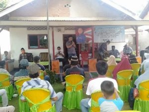 Anggota DPRD Lampung Dapil VII Hanipal Sosperda AKB di Tiyuh Candra Kencana