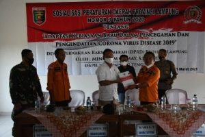 Ketua DPRD Provinsi Lampung Turun ke Dapil Beri Pemahaman Penangan Covid-19