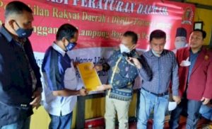 Anggota DPRD Lampung Joko Santoso Sosperda AKB di Kecamatan Way Tenong