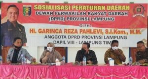 Garinca Reza Pahlevi Sosperda di Desa Braja Kencana