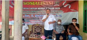 Anggota DPRD Lampung Mukhlis Basri Sosperda AKB di Pekon Kotaagung