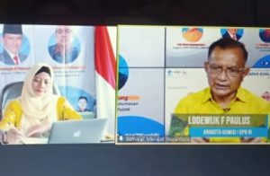 Wakil Ketua DPRD Lampung Ririn Kuswantari Jadi Pembicara Webinar Merajut Nusantara