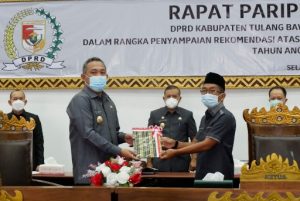 Paripurna DPRD Penyampaian LKPj Tulangbawang Barat Tahun 2020