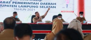 Rakor Bersama Seluruh Kepala OPD dan Instansi Vertikal Lingkup Pemkab Lamsel
