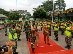 Kata Danrem 043 Gatam Saat Kunker di Kodim 0426 Tulangbawang