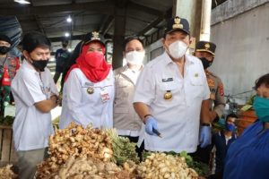 Gubernur Lampung Tinjau Sejumlah Pasar
