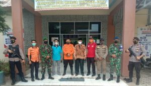 Patroli Gabungan Terpadu Pendisiplinan Prokes di Wilayah Kecamatan Banjar Agung