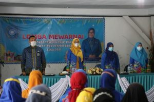Septi Istiqlal Buka Lomba Mewarna Tingkat TK Pesisir Barat