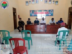 Tiyuh Wonorejo Salurkan BLT-DD Tahap ke 5 pada 39 KPM