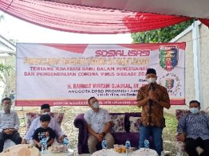 Rahmat Mirzani Djausal Apresiasi Masyarakat Patuhi Protokol Kesehatan