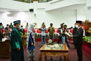 Peresmian PAW Anggota DPRD Tulangbawang Barat Sisa Masa Jabatan 2019-2024