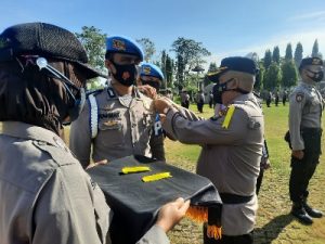 PPKM Darurat, Polres Lampung Utara Apel Gelar Pasukan Ops Aman Nusa II 2021