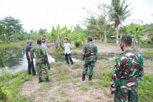 Tim Pelaksana TMMD Kodim 0426 Tulang Bawang Survei Lapangan Lokasi TMMD 112