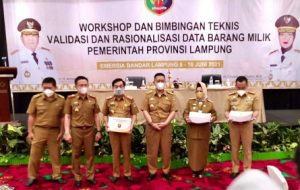 Workshop dan Bimtek Validasi Data Barang Milik Pemerintah Provinsi Lampung