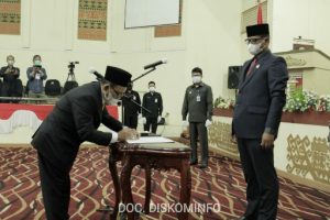 Bupati Winarti Secara Virtual Ikuti Paripurna Istimewa DPRD Kabupaten Tulangbawang