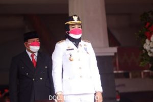 Bupati Winarti Hadiri Secara Langsung Peringatan HUT RI ke-76