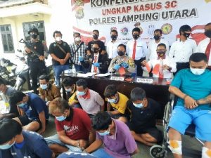 17 Pelaku Kejahatan Berhasil Diringkus Polres Lampung Utara