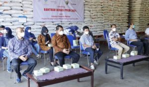 Pemprov Lampung Luncurkan Program Bantuan Beras PPKM 2021