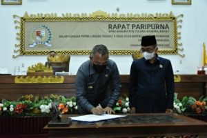 Garis Besar Raperda APBD Perubahan 2021 Kabupaten Tulangbawang Barat