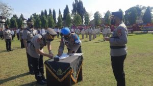 AKBP Kurinawan Ismail Pimpin Serah Terima Pengukuhan Pejabat Polres Lampung Utara
