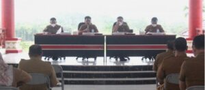 Sekretaris Daerah Lampung Selatan Pimpin Rakor Satgas Covid-19