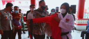 Wakil Bupati Lamsel Pandu Buka Lomba Karate dan Tenis Meja Tingkat Pelajar