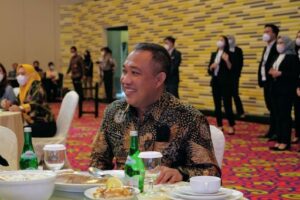 Bupati Umar Ahmad Hadiri Launching 2 Produk Terbaru dari Bank Lampung