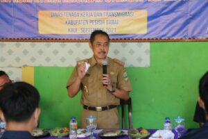 Wakili Bupati, Sekda Pesisir Barat Buka Pelatihan Keterampilan Tenaga Kerja