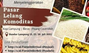 Disperindag Lampung Gelar Pasar Lelang Komoditi Usaha Pertanian dan Perkebunan