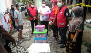 PMI Lampung Salurkan Bantuan Korban Kebakaran