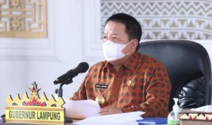 Gubernur Arinal Pimpin Evaluasi Pelaksanaan PPKM Mikro Kabupaten/Kota se-Provinsi Lampung