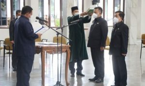 Gubernur Arinal Lantik Lukman Pura dan Achmad Chrisna Putra