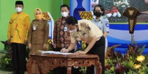 26 BUMDes se-Lampung Tandatangani Kerjasama Program e-Samdes