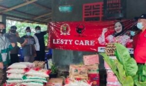 Lesty Putri Utami Anggota DPRD Provinsi Lampung Bantu Masyarakat Terdampak Covid-19
