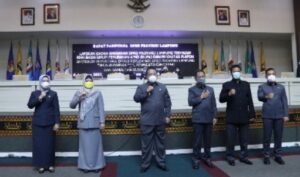DPRD Lampung Gelar Rapat Paripurna Tentang APBD Perubahan Tahun 2021