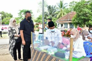 Bupati Umar Ahmad Tinjau Pilkati Serentak di Tubaba