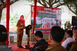 Bupati Winarti Ungkap Motivasi Peresmian Taman Merah Putih di Sai Bumi Nengah Nyappur