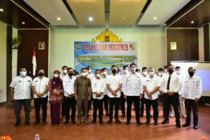 Sah! Yudistira Pandu Winata Nahkodai Kadin Kabupaten Tulangbawang Barat 2021-2026