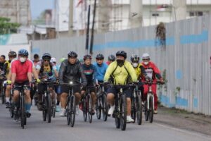 Jaga Imunitas Tubuh, Gubernur Arinal dan Pejabat Pemprov Lampung Olahraga Sepeda Santai