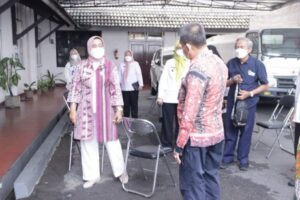 Ketua PMI Provinsi Lampung Tinjau Kegiatan Pemeriksaan Pap Smear